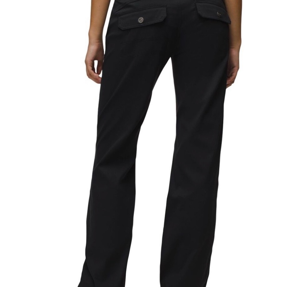 Prana Taupe Button-Front Pants size 6